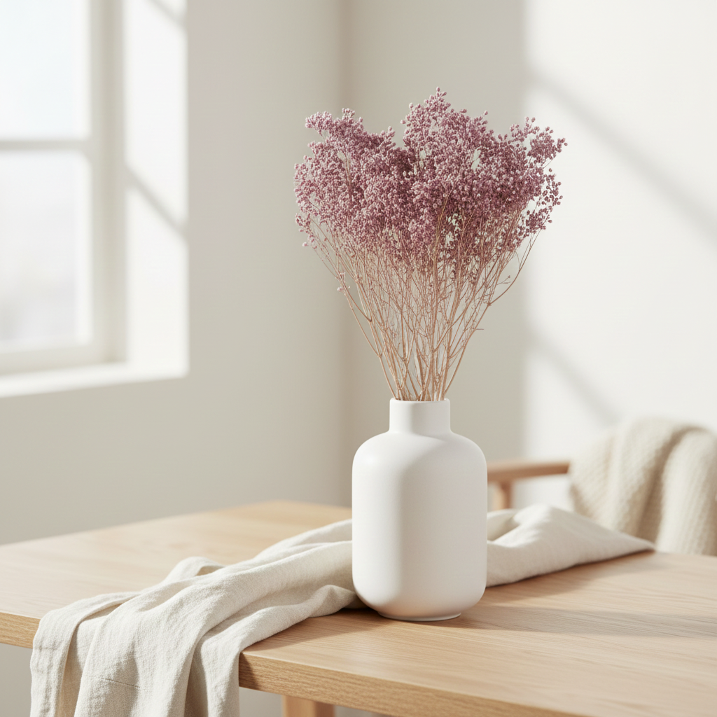 Sušený Broom Bloom Milka ve váze